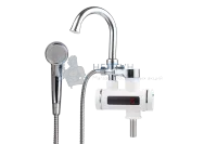 Проточный кран-водонагреватель Unipump BEF-001-03 с дисплеем и душевой лейкой