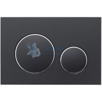 Клавиша смыва Veconi FLUSH V10 FLV10-BC черный матовый