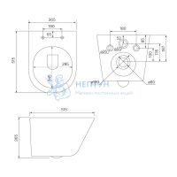 Комплект инсталляция с унитазом Iddis BASC010i73