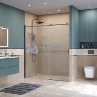 Душевая дверь BelBagno SOFT_CLOSE-2-BF-1-180-C-GM