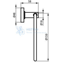 Полотенцедержатель-кольцо Ideal Standard IOM A9130AA