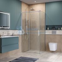 Душевой уголок BelBagno SOFT_CLOSE-1-AH-1-160/90-C-Cr