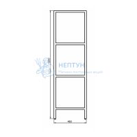 Этажерка Comforty универсальная черная 00-00010051CF