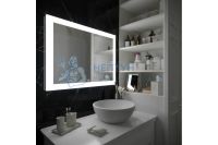 Зеркало для ванной с подсветкой Uperwood Barsa 100*80 см, LED подсветка, сенсорный выключатель, антизапотевание 2930205444