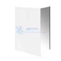 Душевая боковая панель CRISTALLO, 100х210, матовый черный