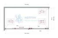 Душевой уголок BelBagno SOFT_CLOSE-2-AH-1-180/90-C-GM