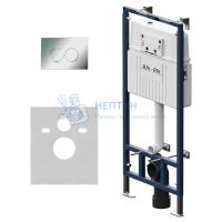 Инсталляция для подвесного унитаза с клавишей хром Am.Pm MasterFit I012710.0151