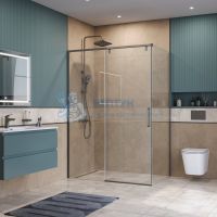 Душевой уголок BelBagno SOFT_CLOSE-1-AH-1-160/80-C-GM