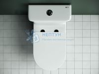 Унитаз-компакт безободковый с сиденьем микролифт Ceramicanova Star Белый CN1904