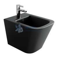 Подвесное биде Ceramicanova Union Черное матовое CN4010MB