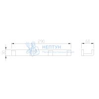 Вешалка на 4 крючка ABBER Westen AA1751 хром