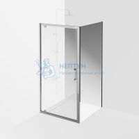 Душевая боковая панель VETRO, 100х195, хром