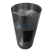 Раковина отдельностоящая Abber Wasser Kreis AF2414GM оружейная сталь