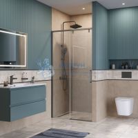 Душевая дверь BelBagno SOFT_CLOSE-1-BF-1-100-C-GM
