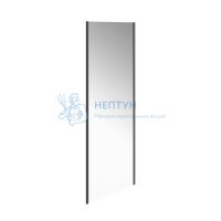 Душевая боковая панель VETRO, 90х195, матовый черный