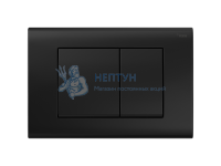 Панель смыва NOVA QUAD 001 черный, матовый 19102051001 Рехау