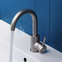 Смеситель для умывальника поворотный Dorff Logic SS D3002101SS