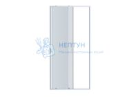 Душевая дверь Aquatek AQNAA6121-120 Стекла Прозрачные Профиль Хром 1200x2000