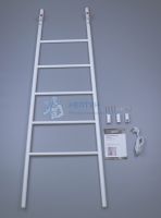 Полотенцесушитель электрический Abber Treppe AH4705MW белый матовый