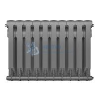 Биметаллический радиатор Royal Thermo BiLiner 500 Silver Satin 10 секции