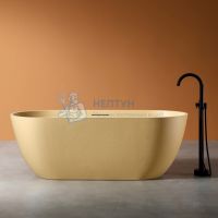 Ванна из искусственного камня ABBER Frankfurt AM9941MS песочная матовая