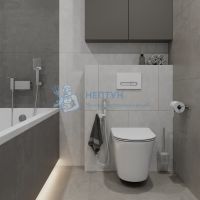 Клавиша смыва, универсальная, белая, Unifix, 001, Iddis, UNI01WCi77