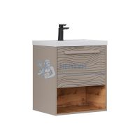 Подвесная тумба с умывальником EQUIL Gleam tpGLEAM60.1Y.N-25