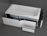 Акриловая ванна с каркасом Jacob Delafon Bain-Douche 160x85 прямоугольная E6D066R-00