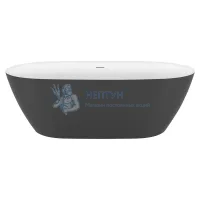 Акриловая ванна Black & White Swan 170x75 отдельностоящая овальная 330SBGR