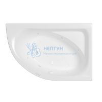 Акриловая ванна Whitecross Aquarella 170x110 асимметричная 0109.170110.100.RELAX.WH белый