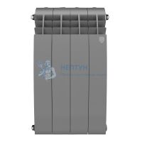 Биметаллический радиатор Royal Thermo BiLiner 500 Silver Satin 4 секции