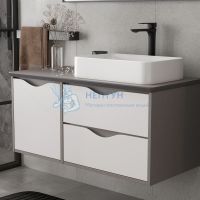 Подвесная тумба с умывальником EQUIL Smile tpSMILE60.2Y-04