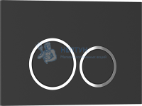 Клавиша смыва 246 х 165 мм, черный матовый, ABS пластик IBERICA BLANCA IB.B082.002.000