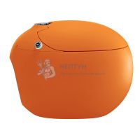 Электронный унитаз-биде Abber Bequem AC1131SOR напольный, оранжевый