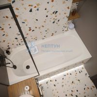 Акриловая ванна Toni Arti Teramo 160x75 прямоугольная TA-T16075