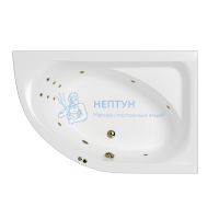 Акриловая ванна Whitecross Aquarella 170x110 асимметричная 0109.170110.100.LINE.BR бронза