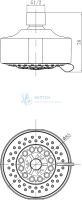 Верхний душ Lemark LM8041C