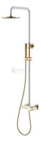 Стойка для душа STICK WHITE TOUCH GOLD Boheme 128-WG.2