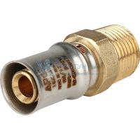 Муфта пресс 16x1/2" НР Stout SFP-0001-001216