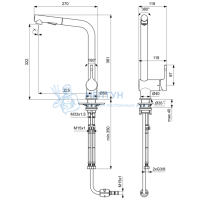 Cмеситель для кухонной мойки Ideal Standard CERALOOK BC178GN