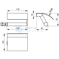 Держатель для туалетной бумаги Ideal Standard CONNECT N1382AA