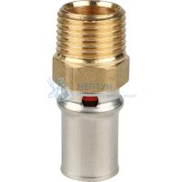 Муфта пресс 16x1/2" НР Stout SFP-0001-001216