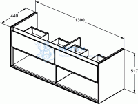 Тумба для умывальника Ideal Standard CONNECT AIR E0831B2