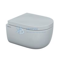 Унитаз Berges Wasserhaus подвесной EGO Rimless 49см, сиденье дюропласт Toma SO, микролифт, быстросъем РАСПРОДАЖА!