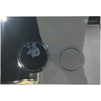 Клавиша смыва Veconi FLUSH V11 FLV11-C хром глянец