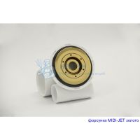 Акриловая ванна Excellent Aquarella 150x100 асимметричная WAEX.ARL15.SMART.GL золото