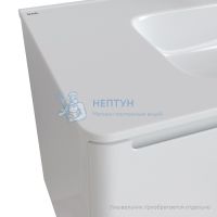 Тумба напольная, белая, 100 см, Edifice, Iddis EDI10WFi95. Подходит умывальник 0101000i28
