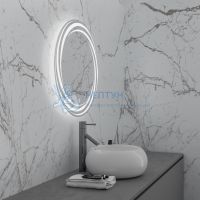 Зеркало ARMA D800 (800*800*45) LED с сенсорным выключателем 158080