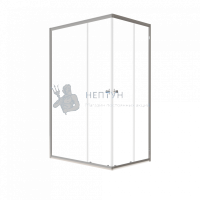 Душевой уголок "Вента-Хром" 120x90, прямоуг Triton