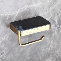 Бумагодержатель с полкой для телефона ABBER Westen AA1730G золото